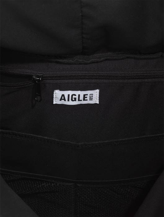 Aigle homens mochila urbana de rolo hidrorrepelente 29l preto acessórios D4DF372