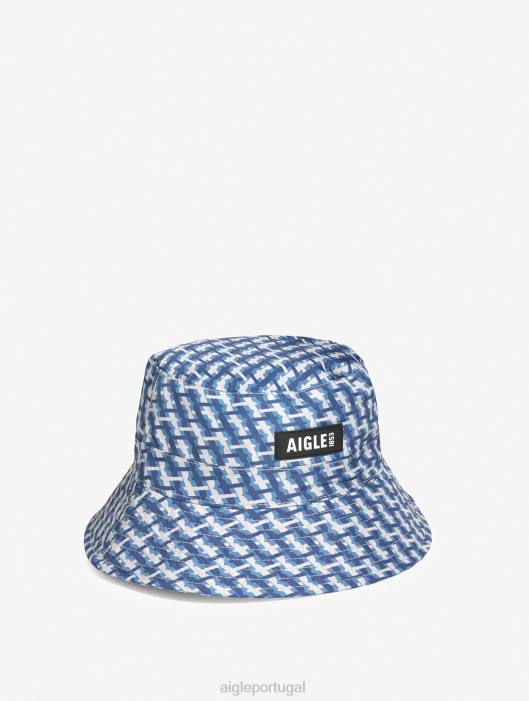Aigle homens chapéu bucket estampado monograma acessórios D4DF361