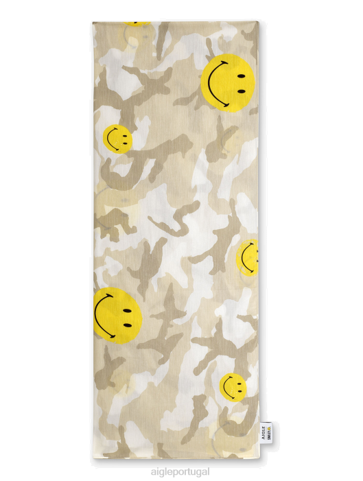 Aigle x Smiley homens lenço sorridente pr acessórios D4DF395