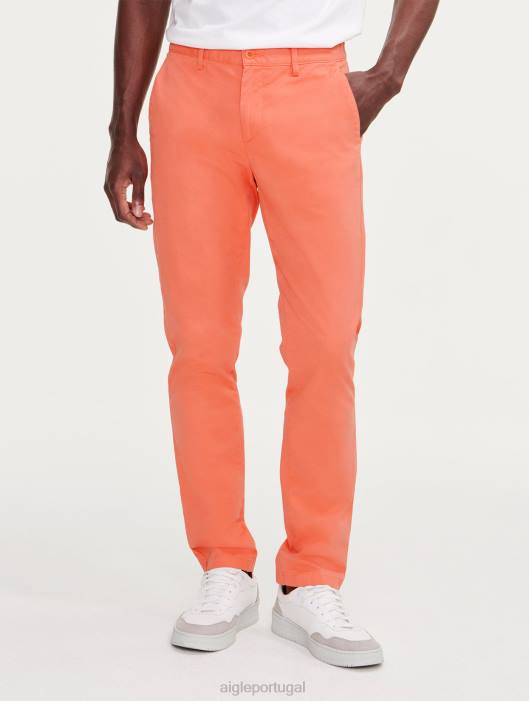 Aigle homens calças chino abricó roupas D4DF59