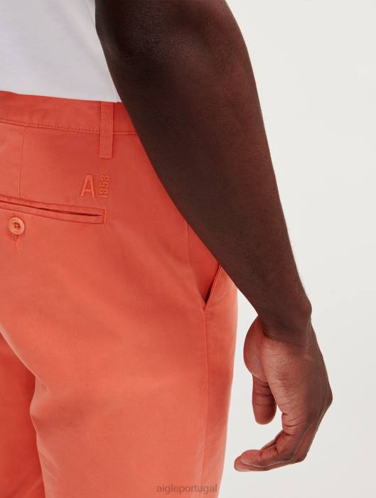 Aigle homens calças chino abricó roupas D4DF59
