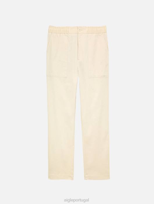 Aigle homens calças de secagem rápida com cintura elástica zibelina roupas D4DF96