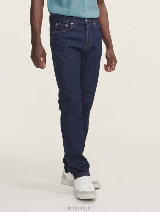 Aigle homens jeans icônicos jeans escuro roupas D4DF76
