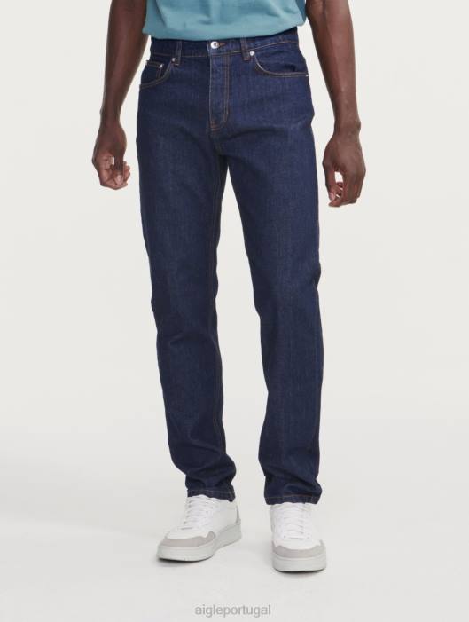 Aigle homens jeans icônicos jeans escuro roupas D4DF76