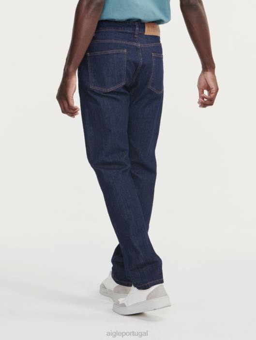 Aigle homens jeans icônicos jeans escuro roupas D4DF76