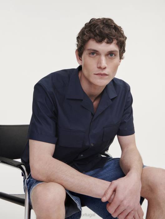 Aigle homens camisa militar manga curta Império roupas D4DF49