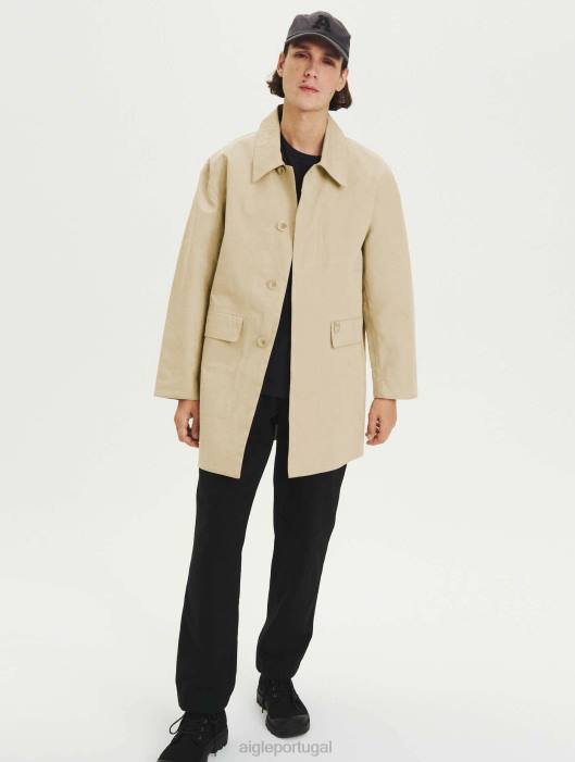 Aigle homens capa de chuva autêntica sarja roupas D4DF183