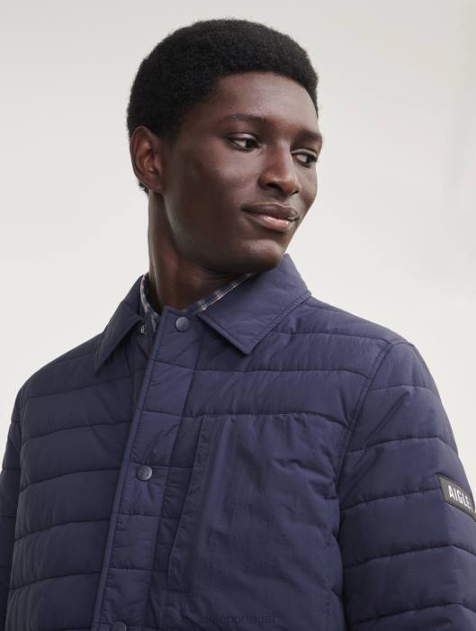 Aigle homens jaqueta acolchoada repelente de água dupont sorona de comprimento médio Império roupas D4DF212