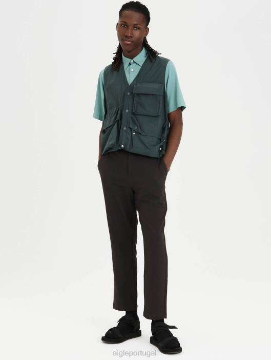 Aigle homens jaqueta com decote em V urbano roupas D4DF198