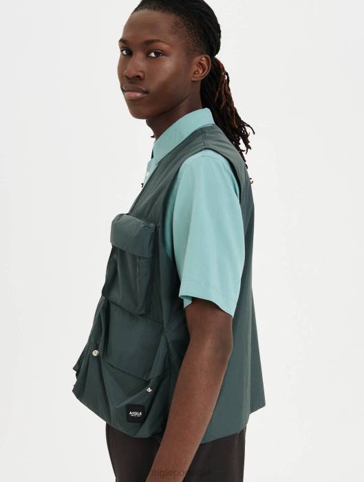 Aigle homens jaqueta com decote em V urbano roupas D4DF198