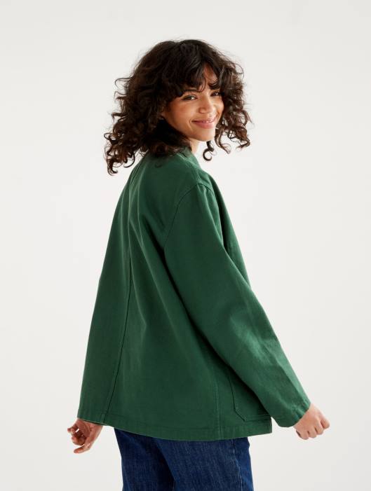 Aigle homens jaqueta de trabalho de comprimento médio botânico roupas D4DF191