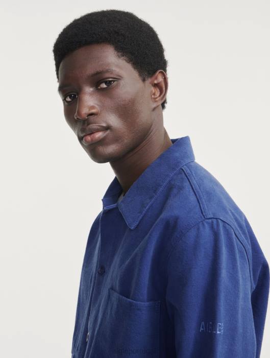 Aigle homens jaqueta de trabalho de comprimento médio encrebleu roupas D4DF180