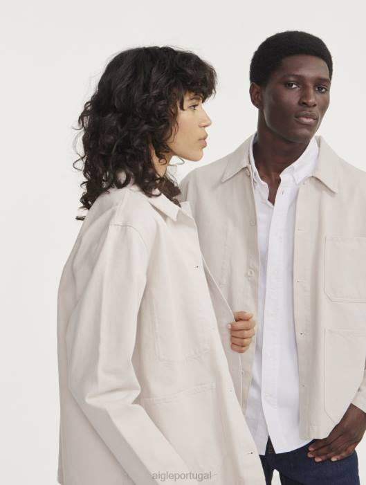 Aigle homens jaqueta de trabalho de comprimento médio zibelina roupas D4DF206