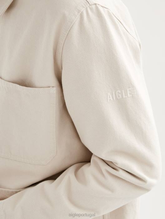 Aigle homens jaqueta de trabalho de comprimento médio zibelina roupas D4DF206