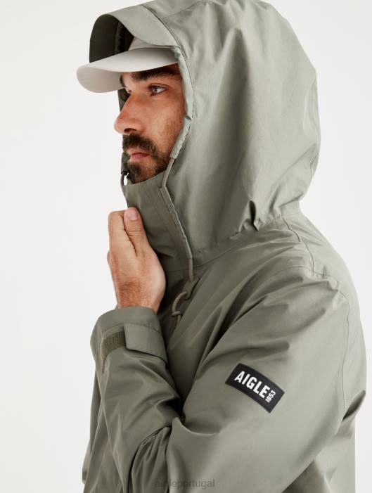 Aigle homens jaqueta gore-tex com capuz curto taillis roupas D4DF208