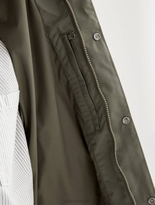 Aigle homens jaqueta gore-tex com capuz curto taillis roupas D4DF208