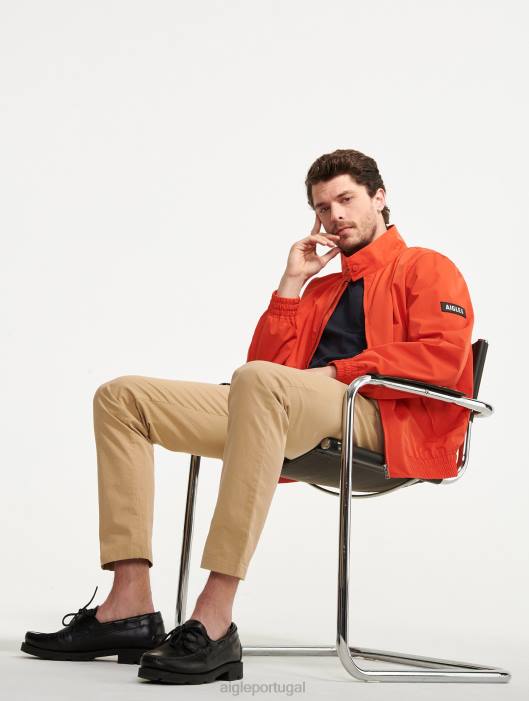 Aigle homens jaqueta impermeável curta Harissa roupas D4DF218