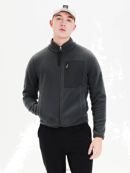 Aigle homens jaqueta de lã atemporal carvão roupas D4DF139