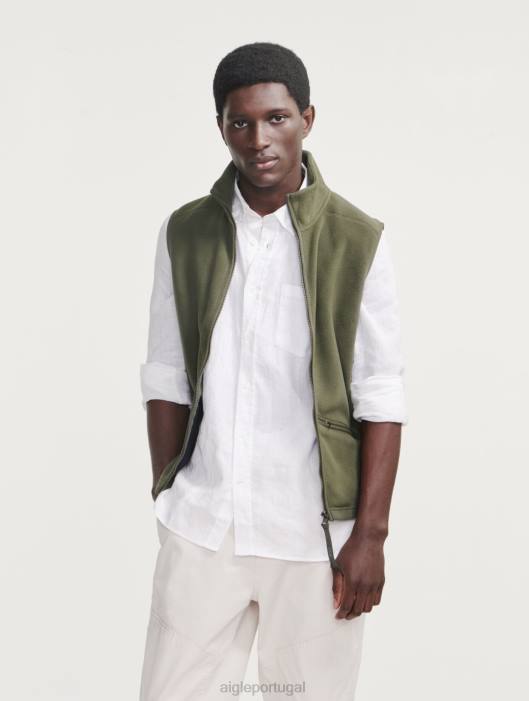 Aigle homens lã sem mangas de microfibra advogado roupas D4DF9