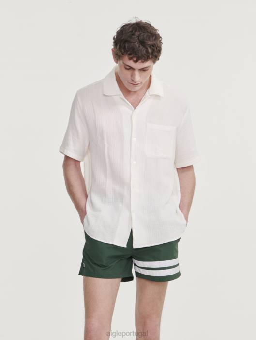 Aigle homens maiô feito na França botânico roupas D4DF118