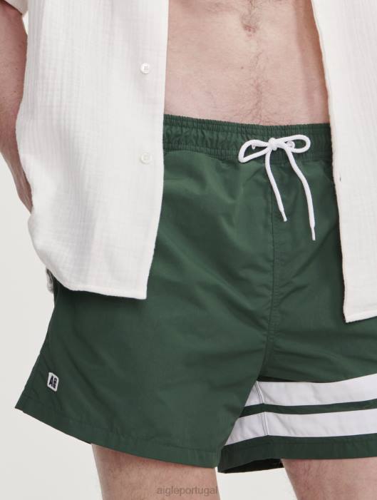 Aigle homens maiô feito na França botânico roupas D4DF118