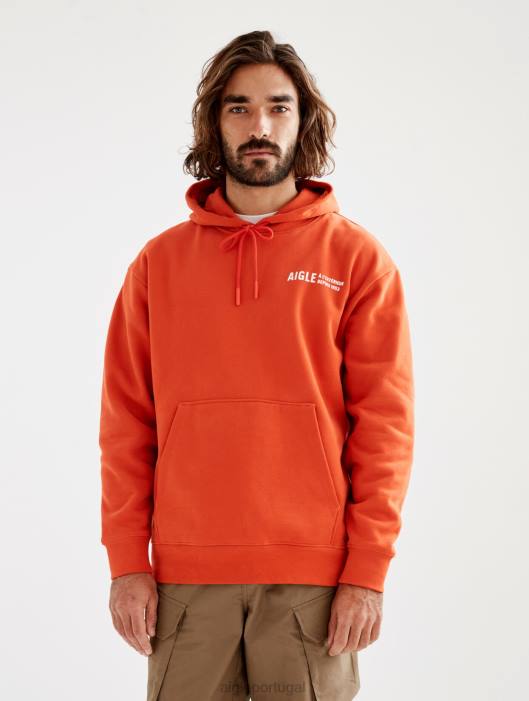 Aigle homens moletom com capuz estampado Harissa roupas D4DF84