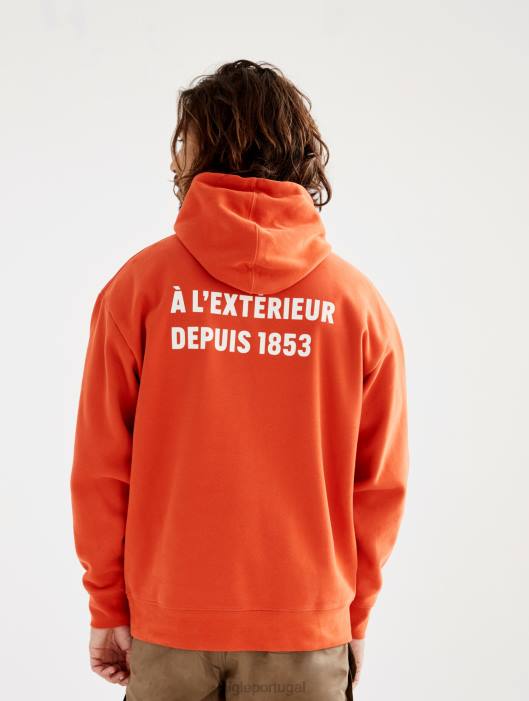 Aigle homens moletom com capuz estampado Harissa roupas D4DF84