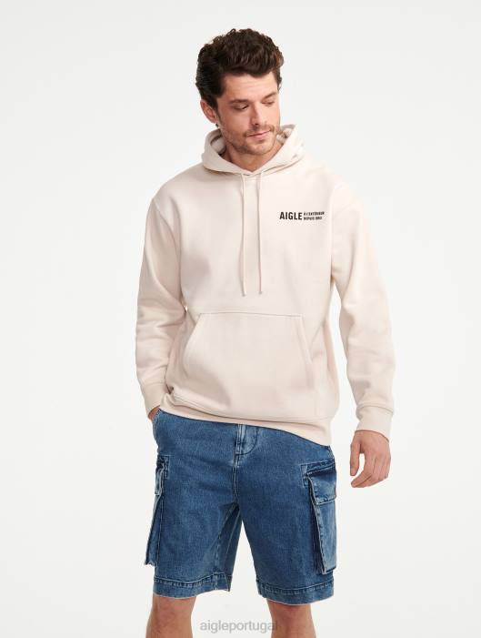 Aigle homens moletom com capuz estampado zibelina roupas D4DF37