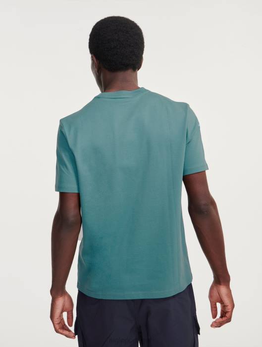 Aigle homens camiseta piratex estampada com gola redonda hidro roupas D4DF70