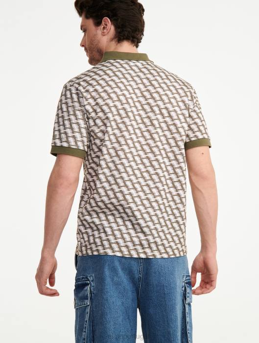 Aigle homens polo manga curta com monograma taillis pr roupas D4DF119