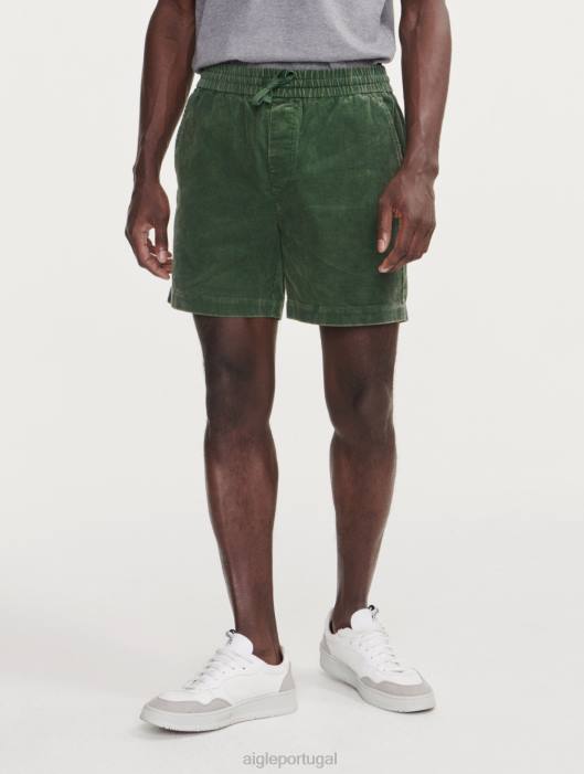 Aigle homens shorts de veludo cotelê botânico roupas D4DF116