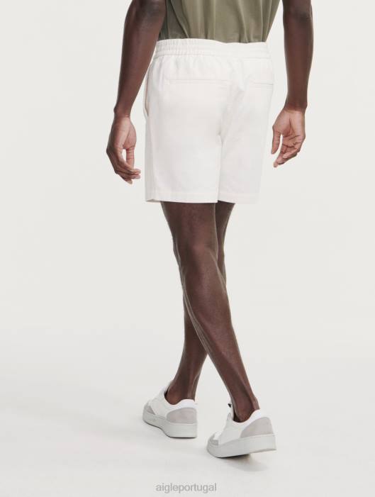 Aigle homens shorts de veludo cotelê leite roupas D4DF11