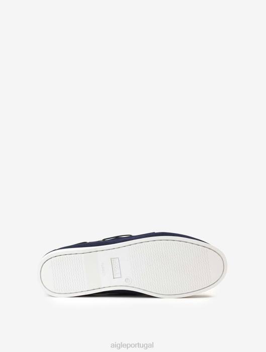 Aigle homens mocassim clássico em couro nobuck Império sapato D4DF335