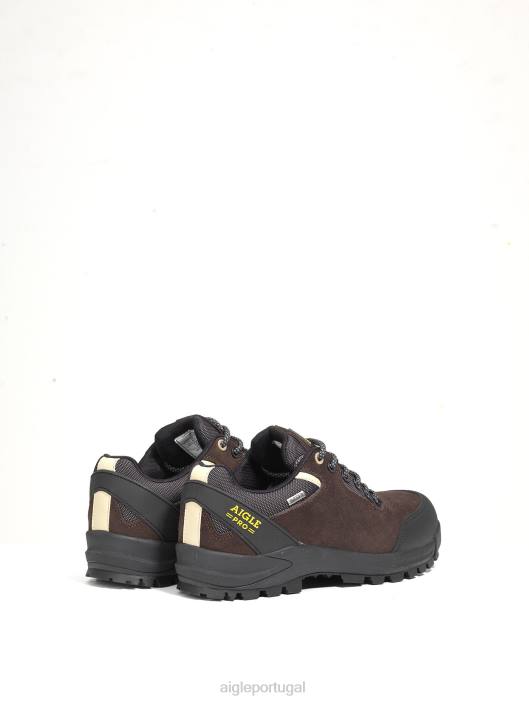 Aigle homens o sapato de segurança de couro impermeável e respirável expresso sapato D4DF349