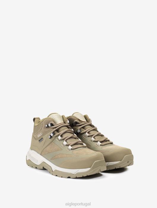 Aigle homens o sapato de caminhada ultraleve com membrana impermeável cinza sapato D4DF256