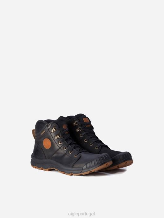 Aigle homens sapatos de caminhada gore-tex preto sapato D4DF343
