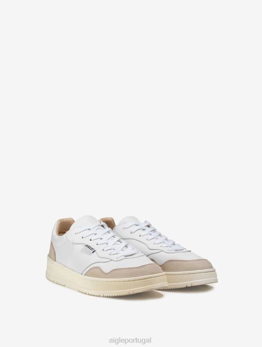 Aigle homens o tênis de couro sustentável branco sapato D4DF289