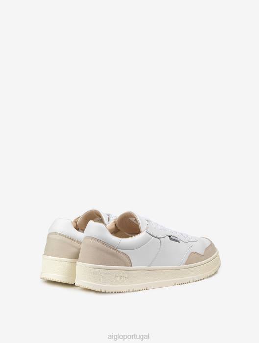 Aigle homens o tênis de couro sustentável branco sapato D4DF289