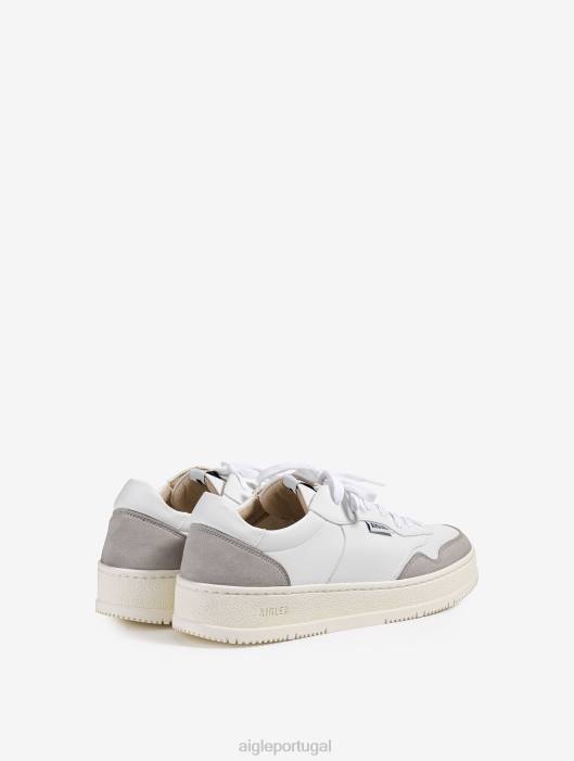 Aigle homens o tênis de couro sustentável branco sapato D4DF289
