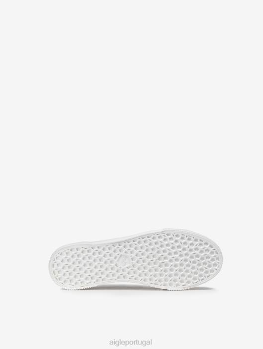 Aigle homens tênis de lona azul marinho sapato D4DF336