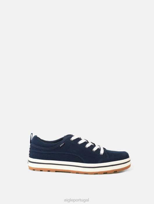 Aigle homens tênis de lona leve marinho sapato D4DF344