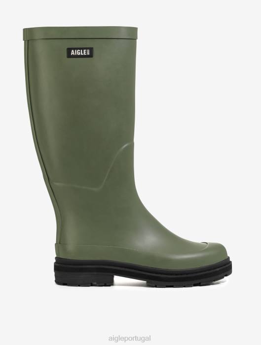Aigle mulheres bota de chuva híbrida para estilo imbatível olivina botas D4DF549