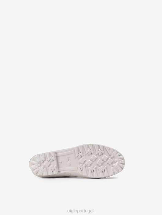 Aigle mulheres bota de chuva patenteada no tornozelo zibelina botas D4DF626