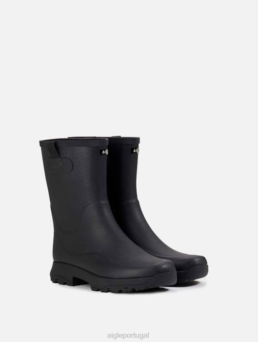 Aigle mulheres bota de lazer versátil preto botas D4DF598