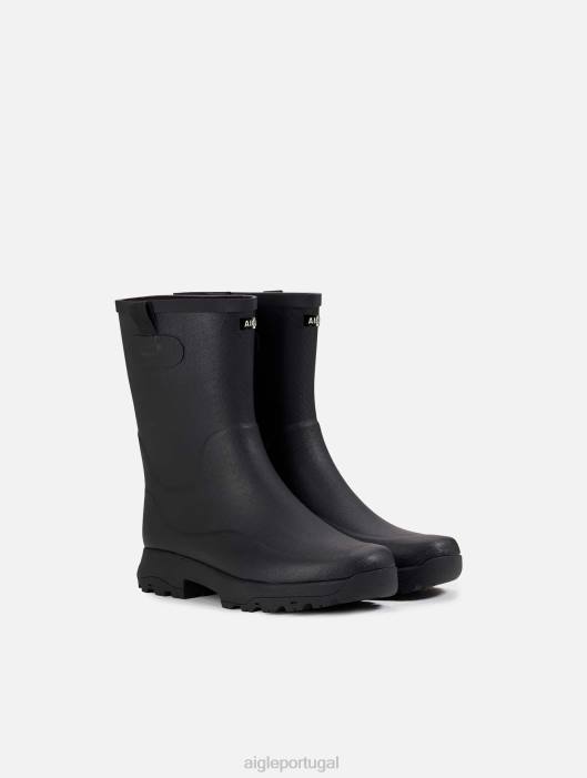 Aigle mulheres bota de lazer versátil preto botas D4DF598