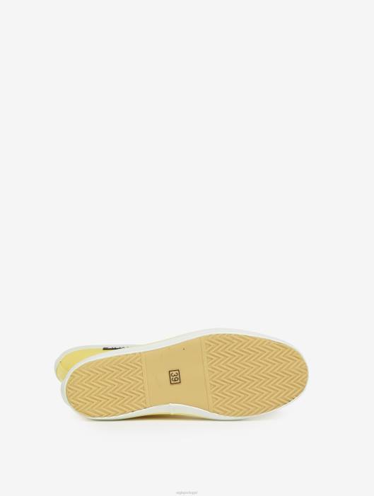 Aigle mulheres bota de praia icônica amarelo/branco botas D4DF512