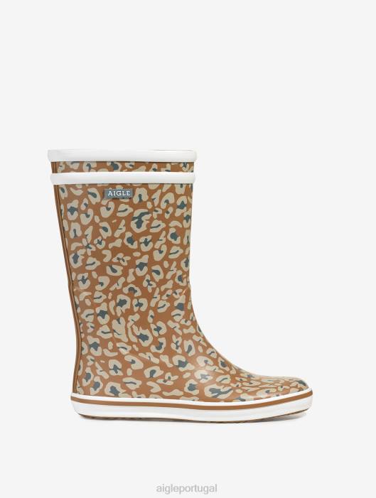 Aigle mulheres botas icônicas à beira-mar leopardo botas D4DF649