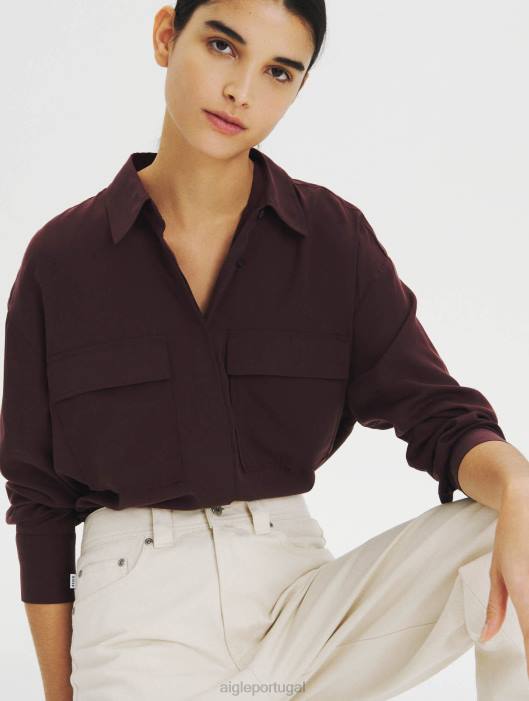 Aigle mulheres camisa grande doce de açúcar roupas D4DF618