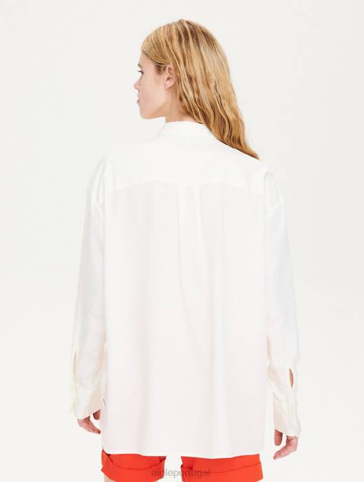 Aigle mulheres camisa grande leite roupas D4DF621