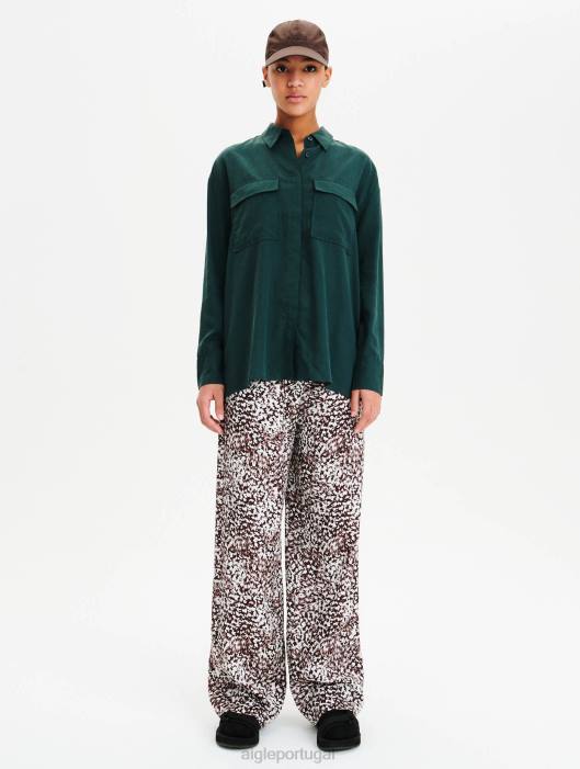 Aigle mulheres camisa grande verde roupas D4DF625